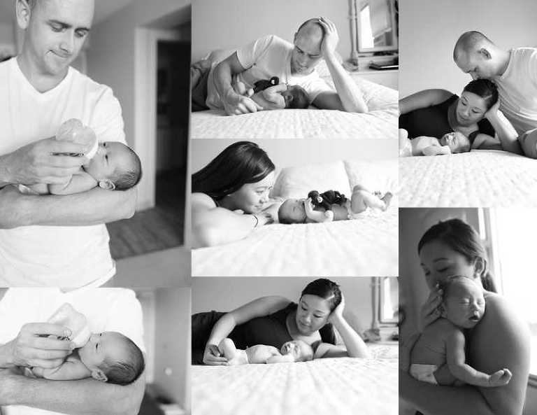 In Home Lifestyle Newborn Photos