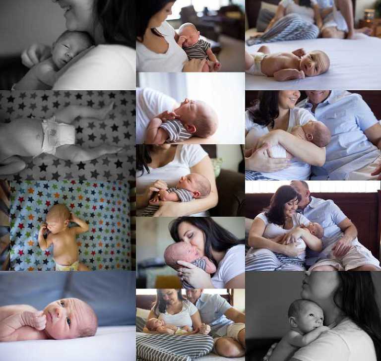 In Home Lifestyle Newborn Photos