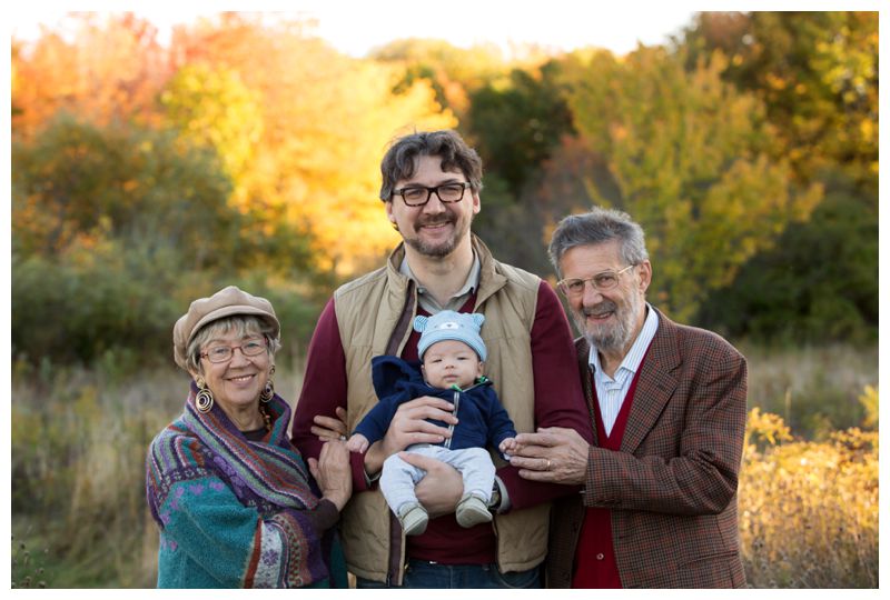 family photo with baby