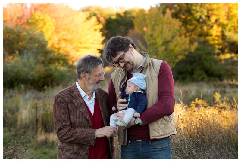 three generations of boys