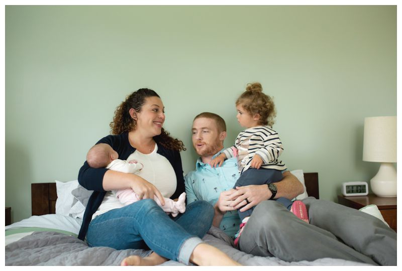 family photos in home