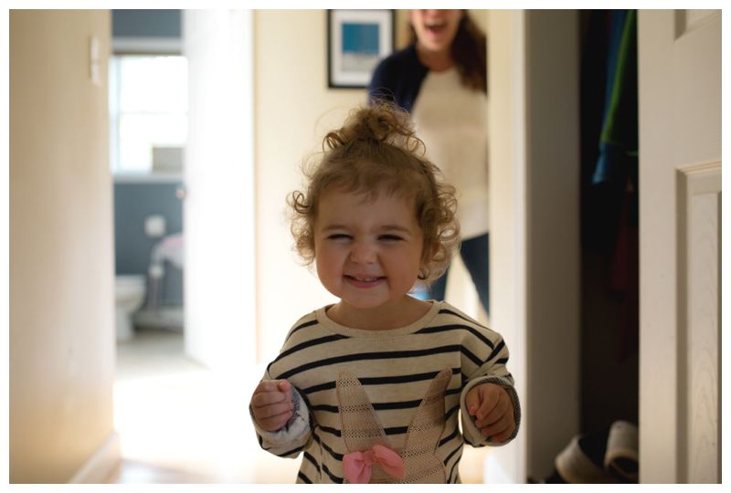 baby girl playing