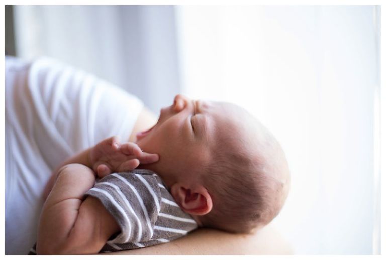 baby yawn