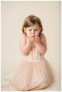 little girl gold glitter