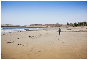 little boy at beach