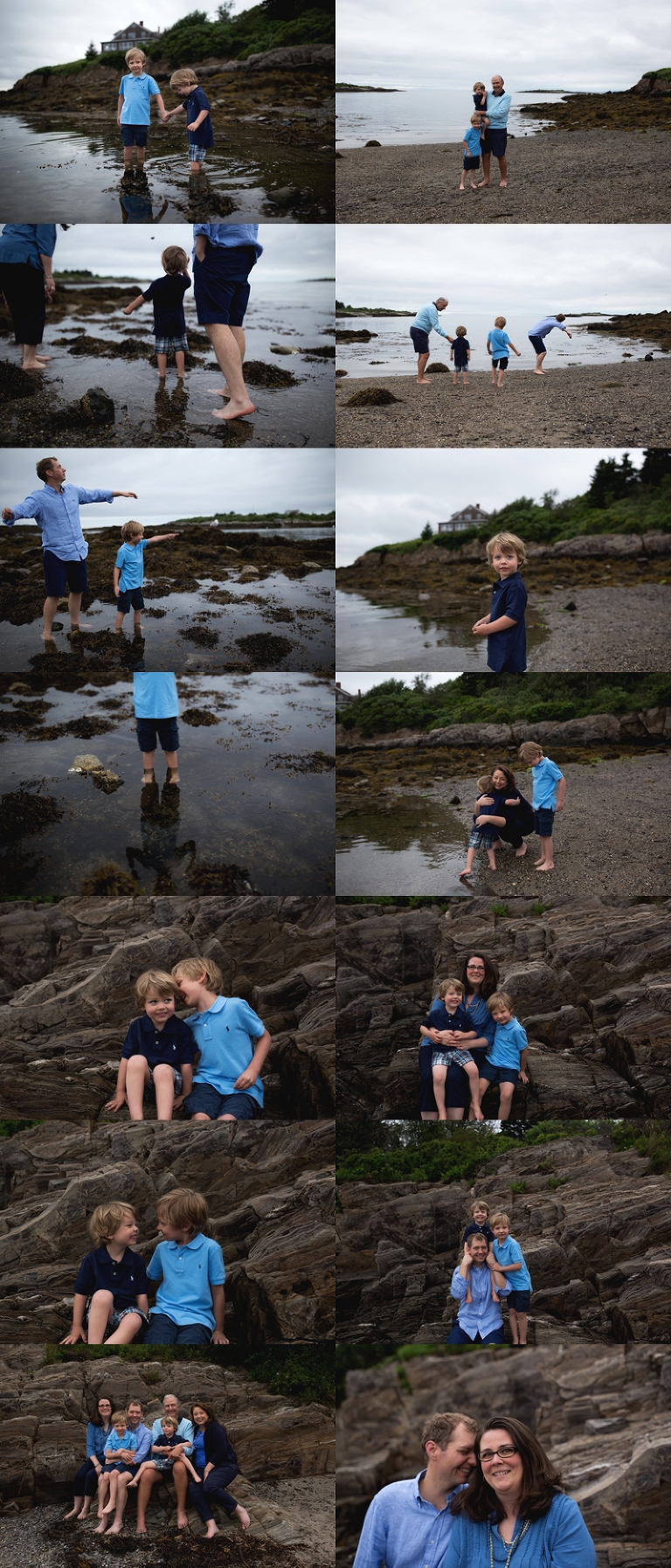 family photos lands end beach harpswell maine