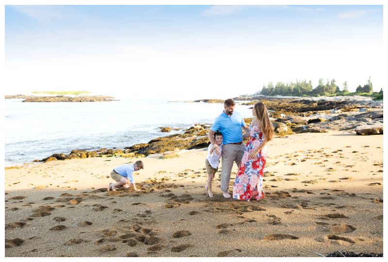 Reid State Park Family Photo