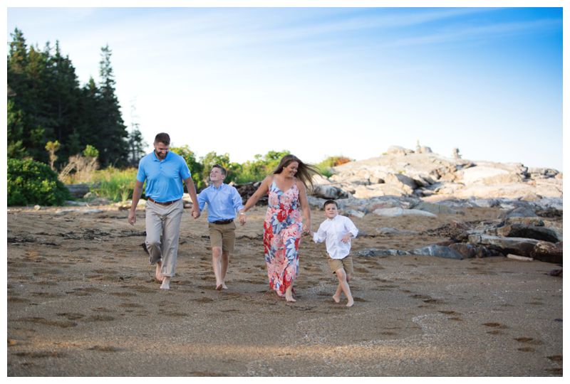 Reid State Park Family Photo