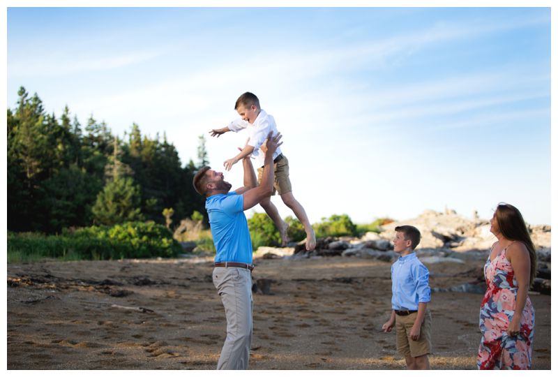 Reid State Park Family Photo