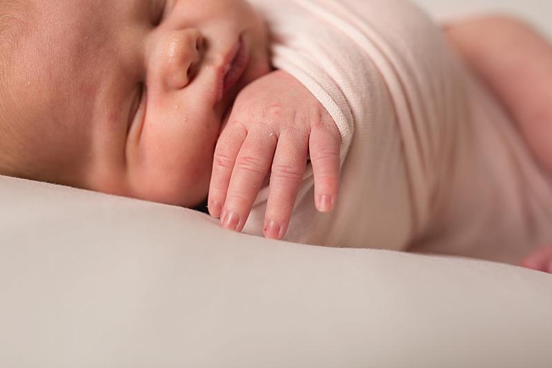 detail shot of baby