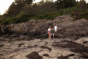 large rocks at lands end beach