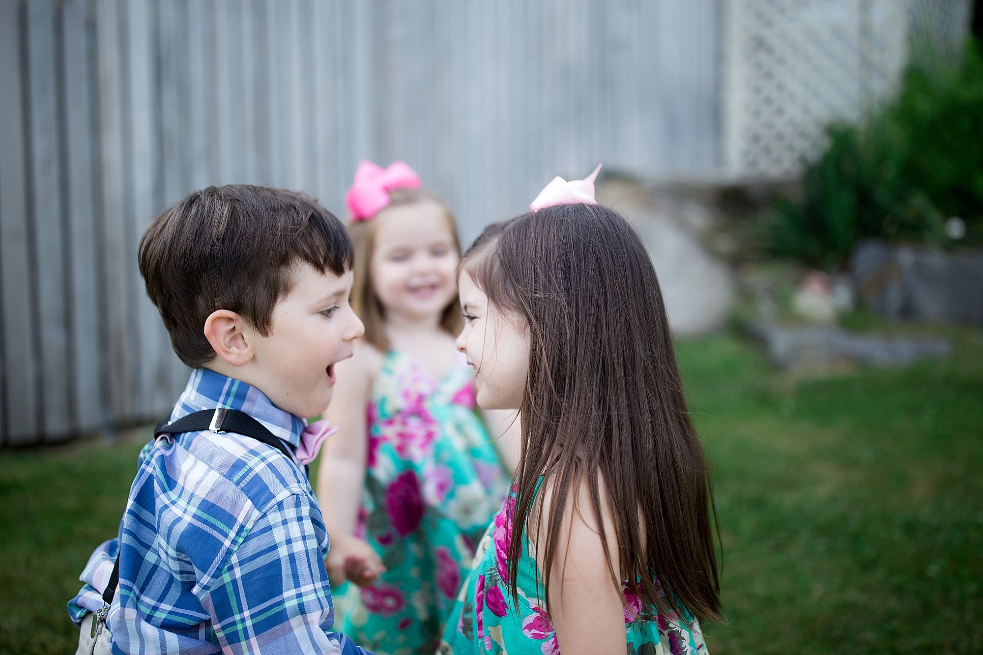 kids play together in Boothbay Maine Vacation house