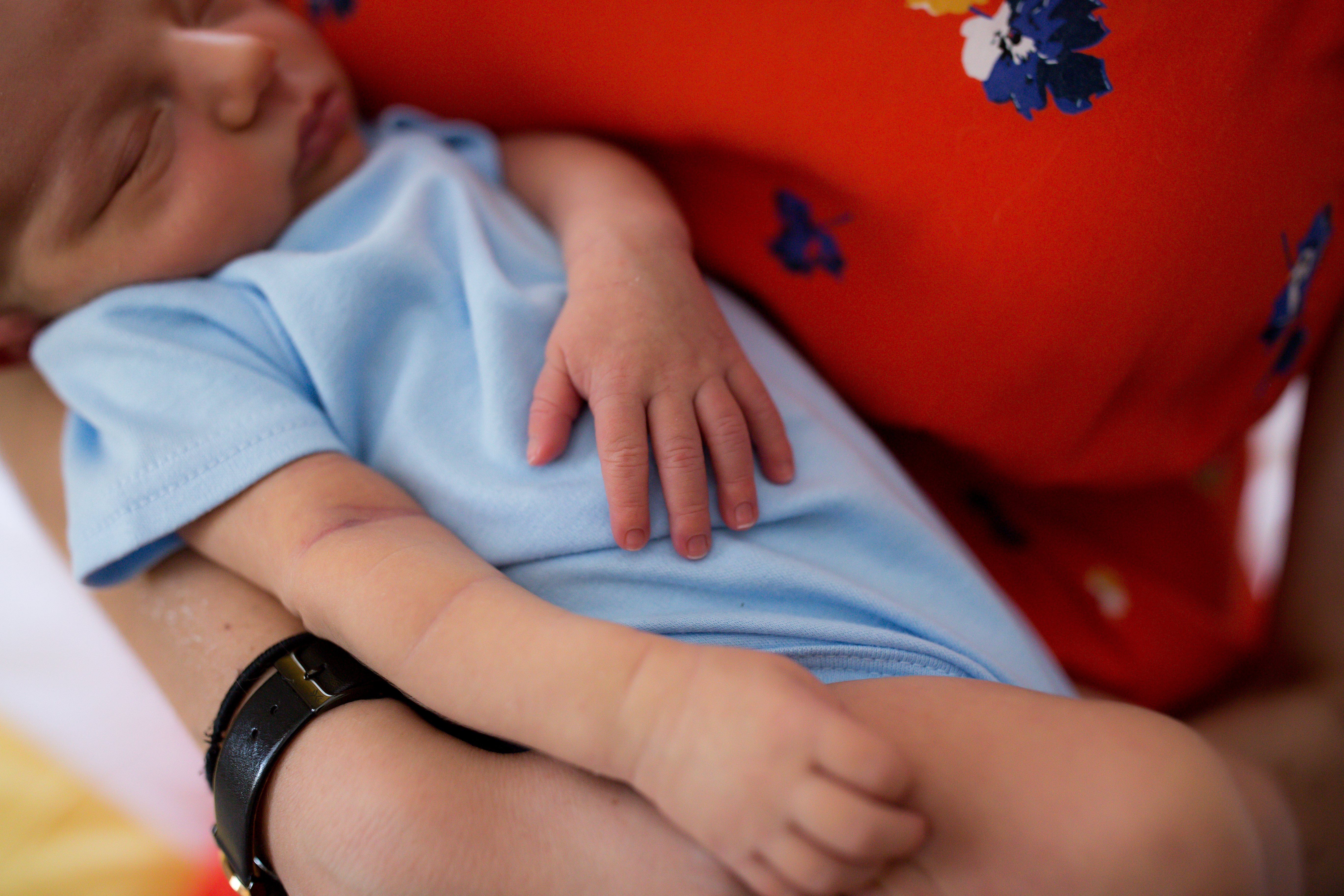 tiny baby hand