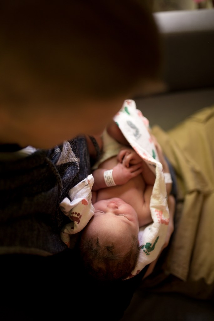 newborn baby at hospital